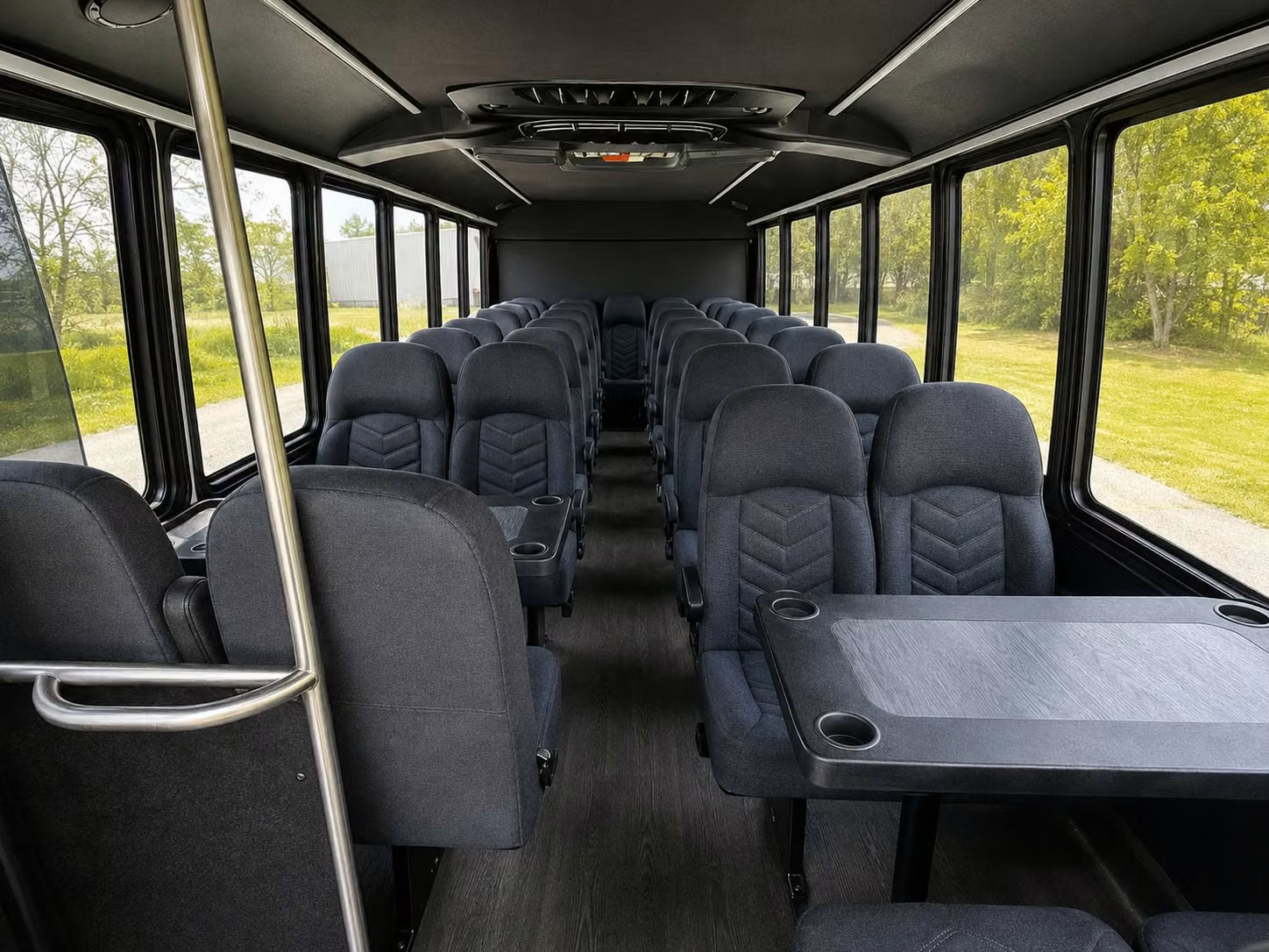 15 passenger minibus inside