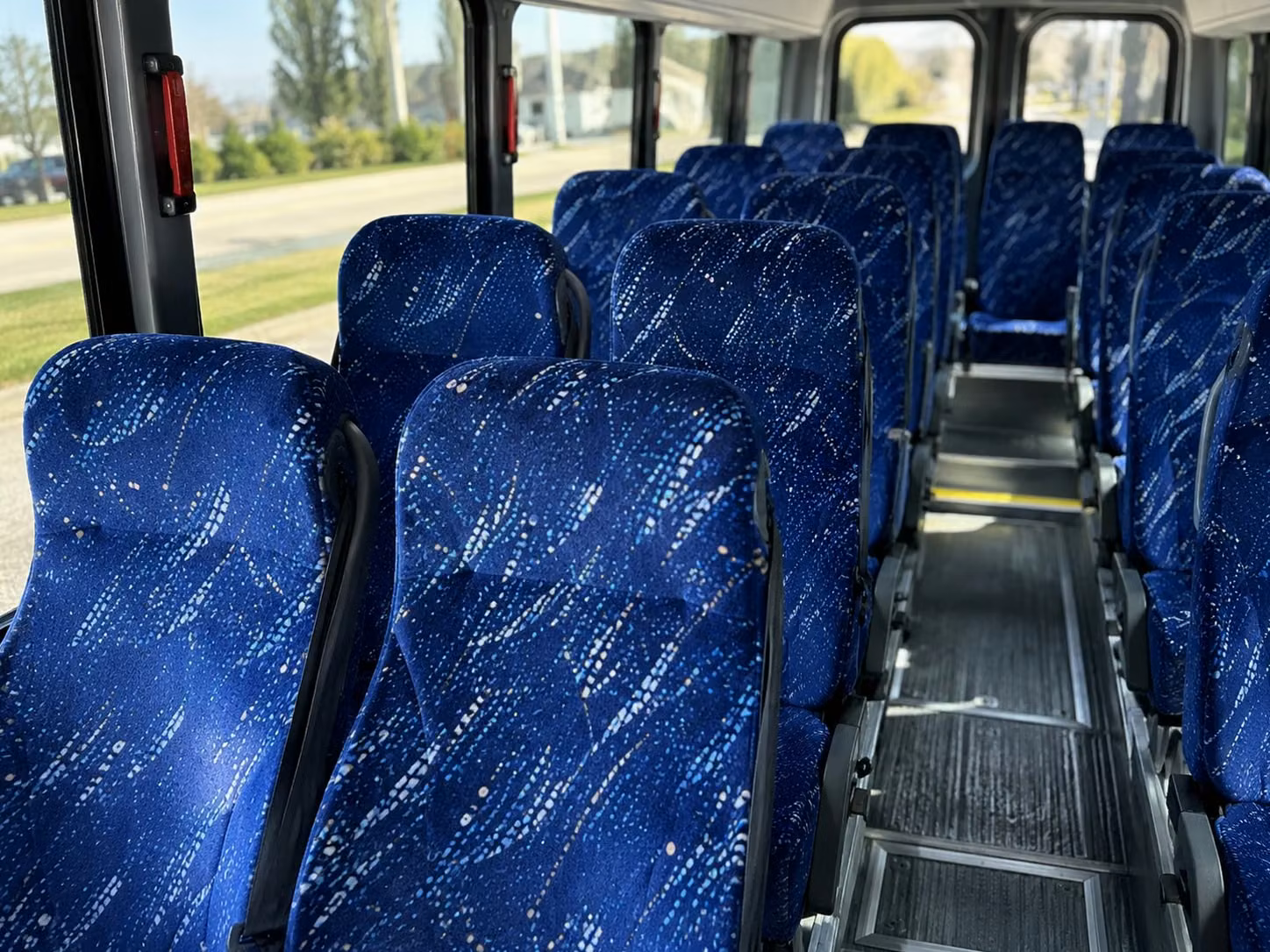 15 passenger minibus interior