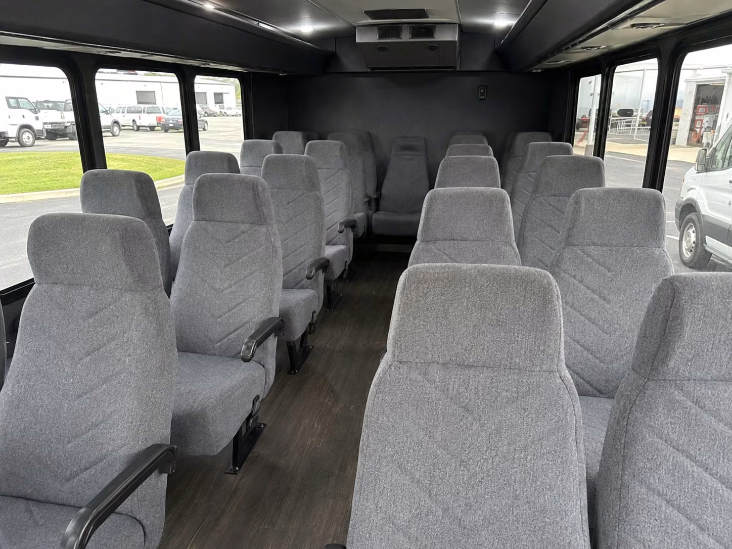 18 passenger minibus interior