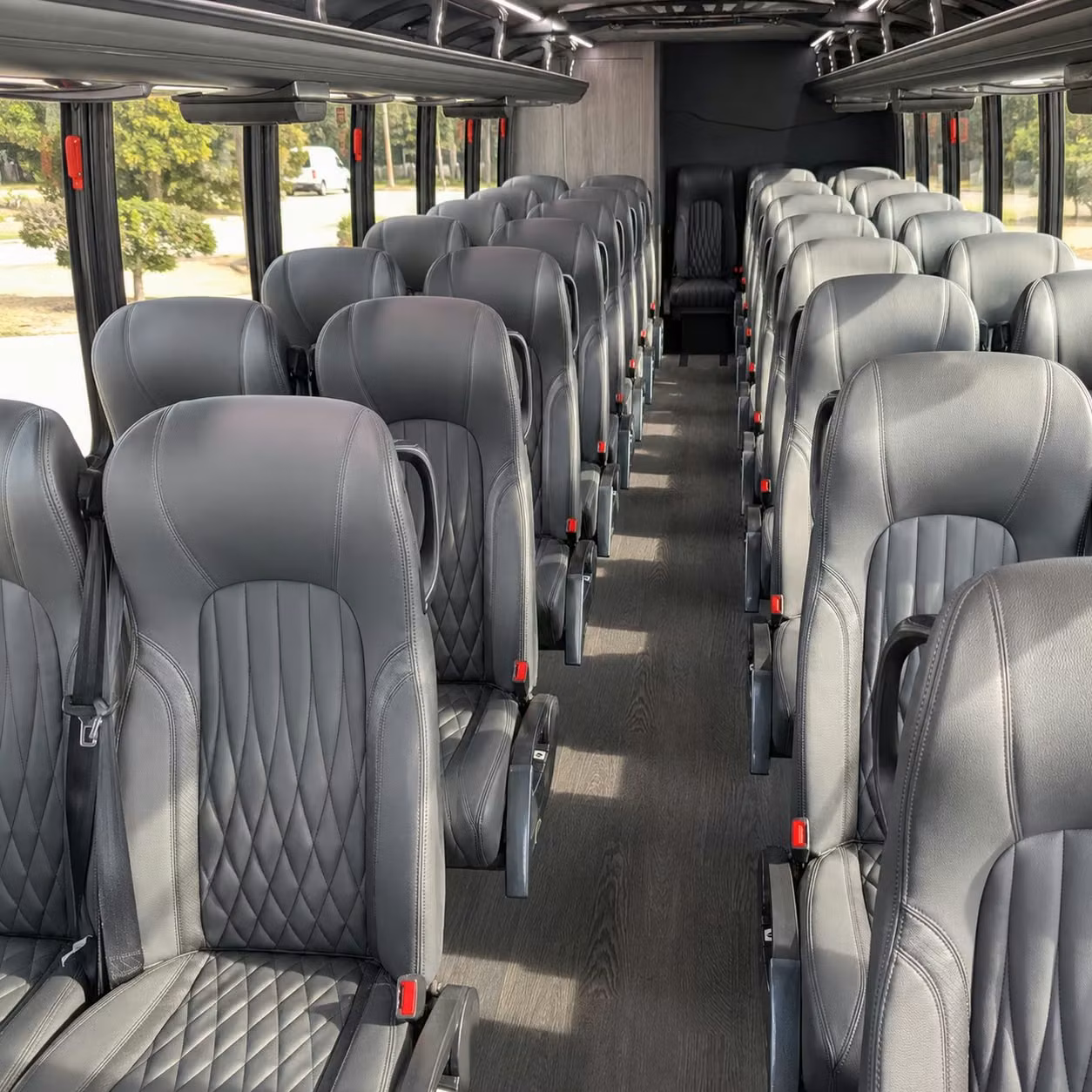 25 passenger minibus interior