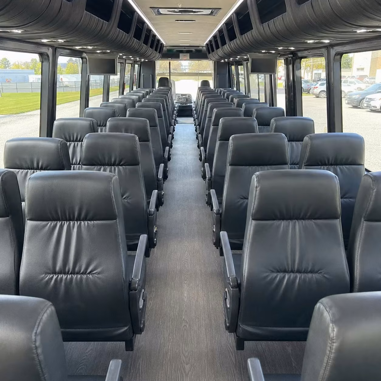 30 passenger minibus inside