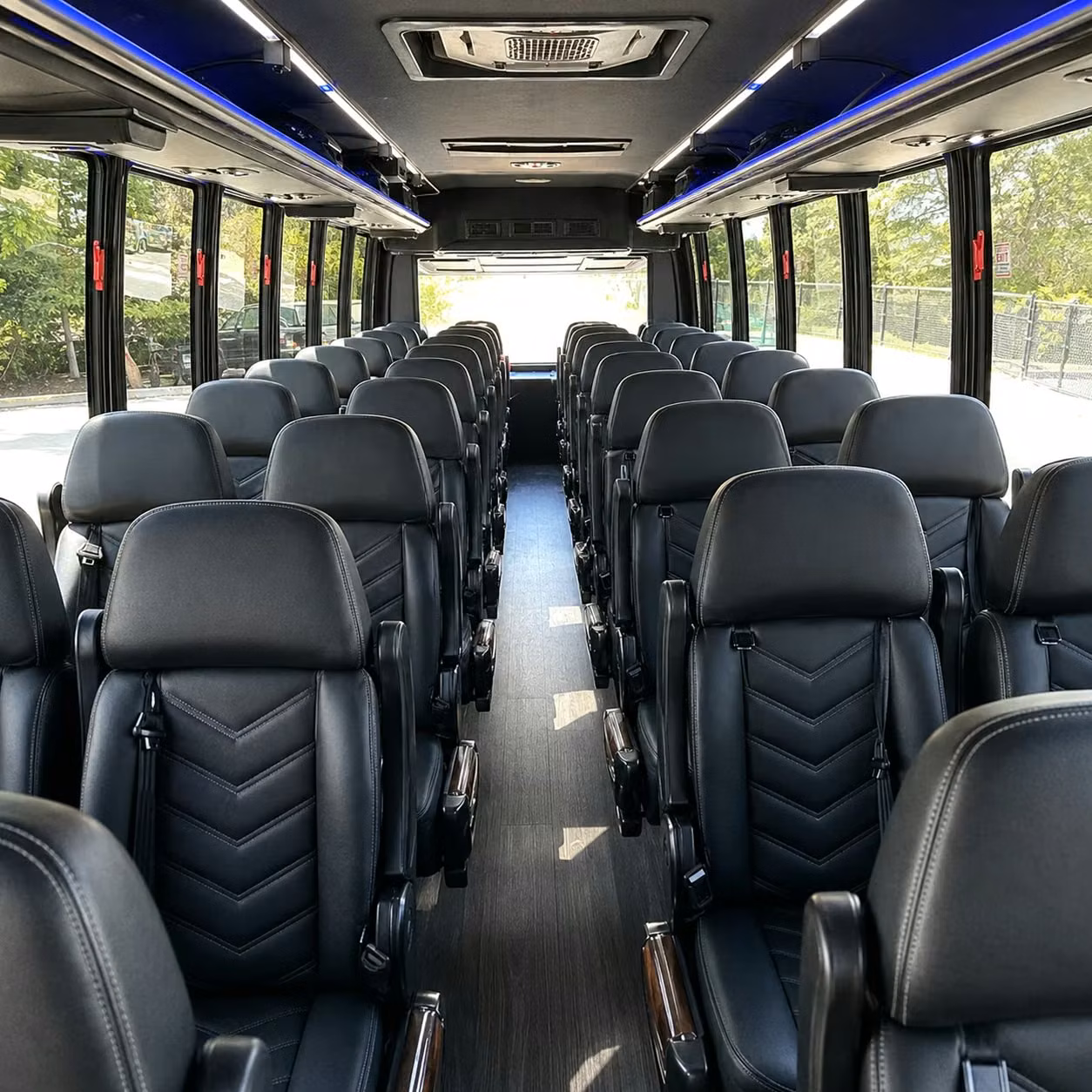 30 passenger minibus interior