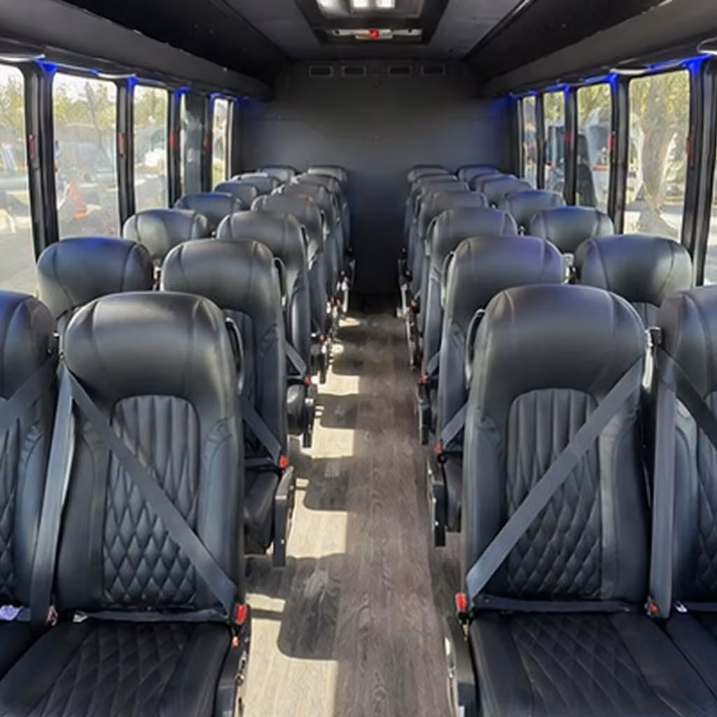 35 passenger minibus inside