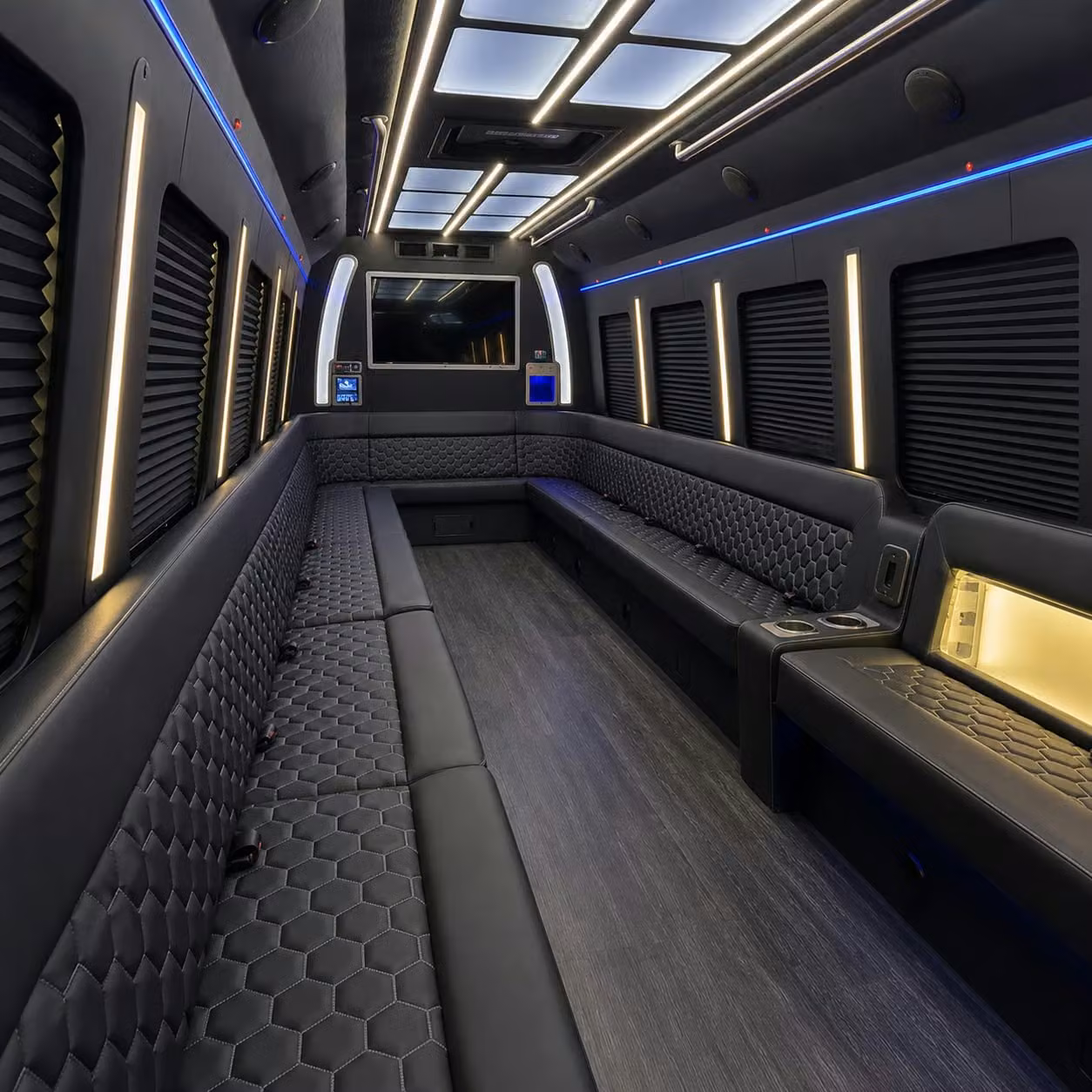 party bus interior