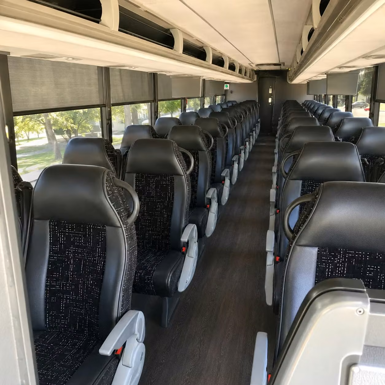 santa maria charter bus interior