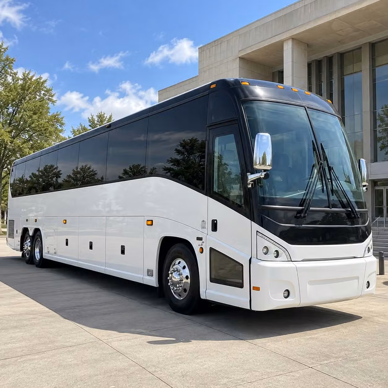 the right charter bus for santa maria prom groups of 40 50 or 56 passengers